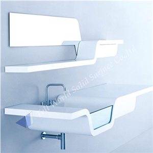 Italian Design Acrylic Solid Surface Washing Basin on Sale