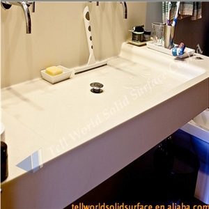 Model Tiles for Bathroom Hairdressing Acrylic Solid Surface Shampoo Basin