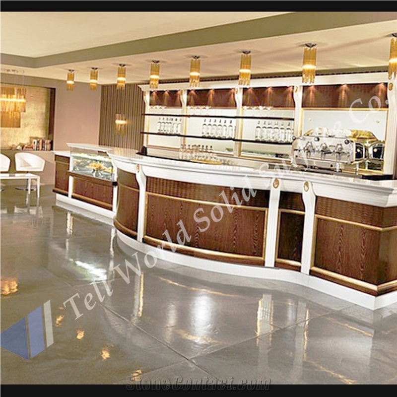 Modern French Style Stone Counter Commercial Bar Tables