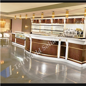 Modern French Style Stone Counter Commercial Bar Tables