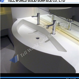 New Model Artificial Stone Wash Basin Rectangular Wash Basin Bathroom