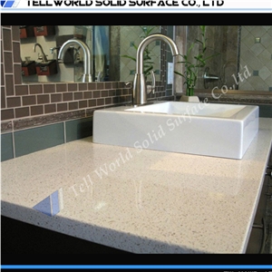 Rectangular Artificial Stone Wash Basin Acrylic Solid Surface Vanity Bathroom
