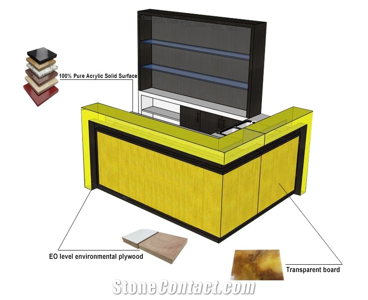 Restaurant Buffet Counter Design Coffee Bar Counters for Sale