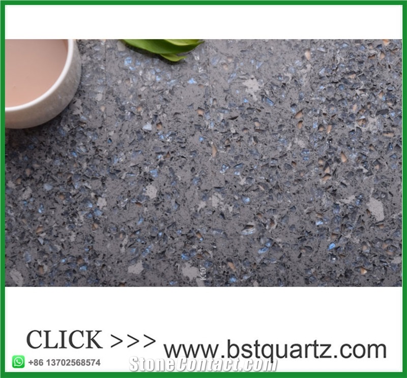China Crystal Quartz Stone Slab in Competitive Price