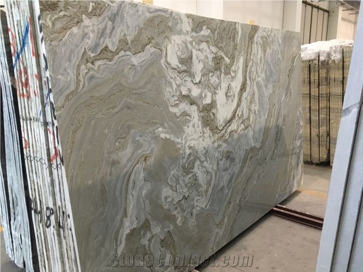 Avalanche Wave Marble Slab, Avalanche Marble
