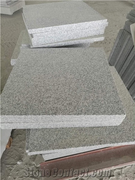 China Natural Stone Granite Flamed Hubei G603 Light Grey Granite/Silver Grey/Sesame Grey/Bianco White Tiles&Slabs,Granite Wall&Floor Covering