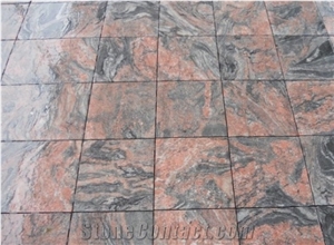 Chinese Cheap Multicolor Red Granite Natural Stone Tile Slabs Pavings Stair, Sills, Floor and Wall Cladding, Skirting