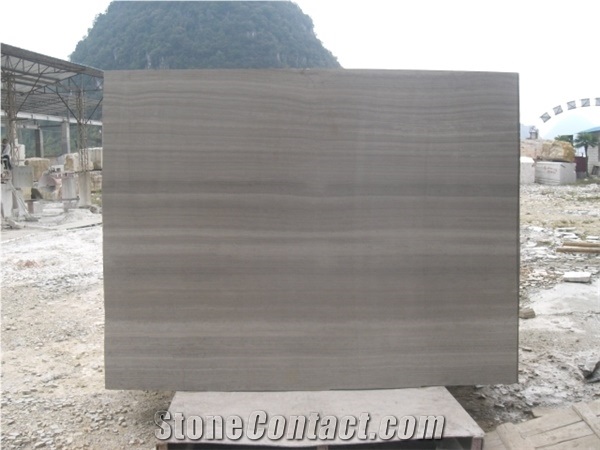 Grey Wood Vein Marble Big Slabs&Tiles, China Grey Wood Grains Wall&Floor Covering Tiles, Grey Wood Line Borders&Skirtings