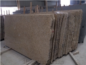 Own Quarry Factory Cheapest Price China Polished New G682, G350, Rusty Yellow, Sunset Gold, Golden Sand, Desert Gold, Natural Stone Granite Slabs