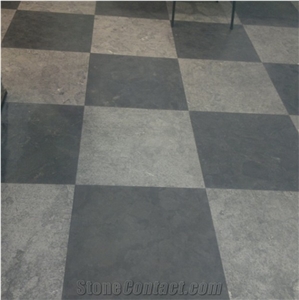Shandong Blue Limestone Floor&Wall Covering Tiles, Blue Limestone Wall Cladding Tiles