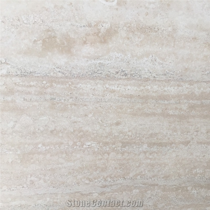 Cheapest White Travertine Big Slabs from China Supplier for Exterior Wall Paver