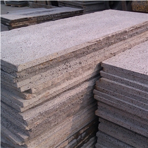 Hainan Grey Basalt Lavastone Flooring Tiles Grey Basalt Lava Stone Wall Covering Tile