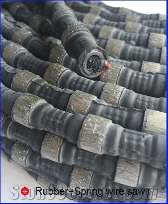 Diamond Wire Saw for Quarry, Profiling, Block Squaring/Shaping , Diamond Wire for Stone Slab Cutting,Stone Block Cutting Tools,Diamond Cutting Wire