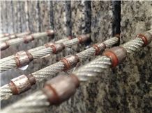 High Efficiency Granite Cutting Rubberized Diamond Wire Saw