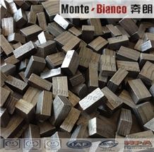 Monte Bianco Factory Diamond Gang Saw Segment for Stone