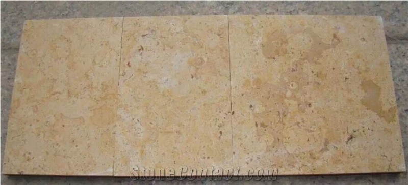 Beige Limestone Tile , Customized Limestone Flooring and Wall Tile, Limestone Covering
