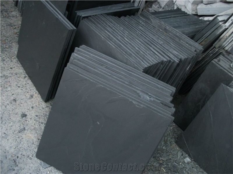 Black Slate Tile, Slate Flooring and Wall Covering Tile, Slate Stone Flooring , Slate Opus Romano, Slate French Pattern