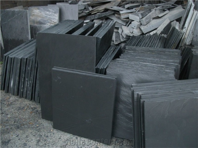 Black Slate Tile, Slate Flooring and Wall Covering Tile, Slate Stone Flooring , Slate Opus Romano, Slate French Pattern