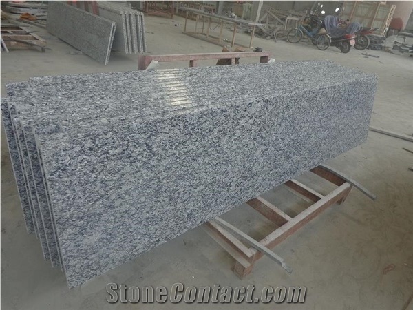 Breaking Waves,Spary White,G377 Mengyin Hailang Hua,Mengyin Seawave Flower Granite Countertops for Bench Top,Bath Top,Desk Table Material