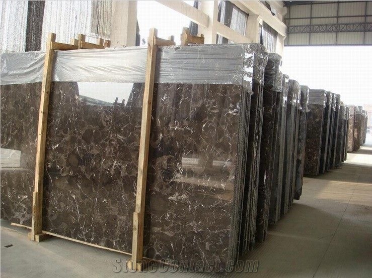 China Dark Emperdor Marble, Marble Slab and Tile, Marble Skirt and Stone Covering
