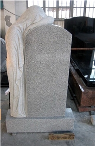 China Dark Grey Granite American Monument/Tombstone, Light Grey Granite Monument & Tombstone