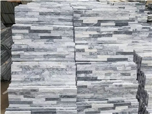 Cloudy Grey Marble Culture Stone, Ledgstone Panel and Loose Stone
