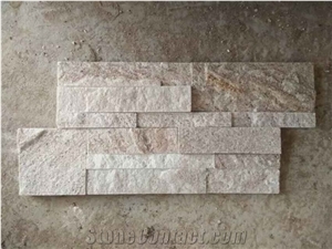 Golden Line Quartizite , Wall Cladding, Thin Stone Veneer, Stone Wall Decor, Ledge Stone, Split Face Culture Stone, Fieldstone,