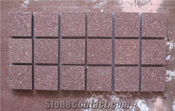 Natural Red Porphyry Cube Stone Dayang Red Porphyry Cube Stone,G699 Granite Cobble /Red Granite,Putian Red,Dayang Red Porphyry Cube Stone,G699 Paving