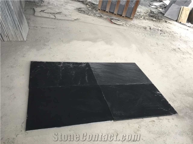 Polished Black Slate Tiles/Slate Floor Tiles/Slate Stone Flooring/Slate Wall Tiles/Slate Tiles/Slate Wall Covering/Slate Floor Covering/Slate Slabs