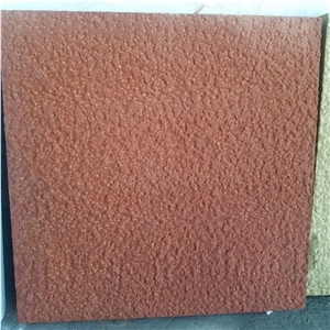 Red Sandstone Bush-Hammered Tile. Sandstone Tiles, Sandstone Floor Covering , Sandstone Slab , Sandstone Wall Tile