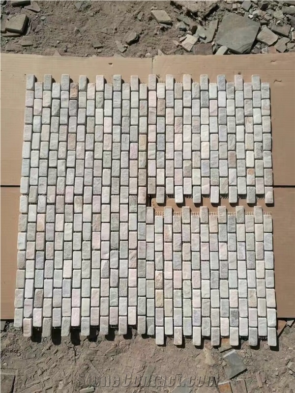 Slate Mosaic Tile, Subway Mosaic, Mosaic Pattern, Wall and Flooring Decor,Wall Cladding