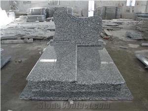 Surf White Granite Tombstone & Monument,Memorials,Gravestone & Spary White Headstone Export to Poland All Kinds Of Cover Plate