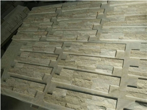 Travertine Ledgestone Tile, Travertina Culture Stone, Stone Wall Decor, Wall Cladding, Split Face Culture Stone,