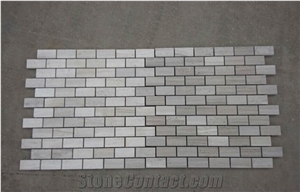 Wooden White Mosaic, Subway Mosaic, Wall and Flooring Covering Mosaic Tile, Mosaic Pattern