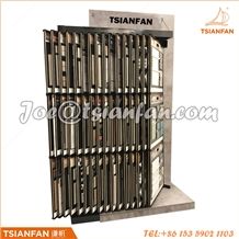 Custom Page Turning Metal Tile Display Rack