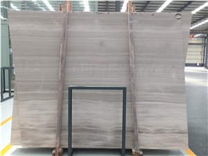China Wooden Marble Quarry Owner Eramosa Sliver Marble Slab Light Gray Perlino Bianco Marble Polished Marble Slab Tiles Cut to Size
