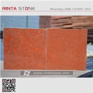 Dyed Red Granite China Taiwan Tianshan Red Painted Chili Imperial Tiles Slabs Countertops Cheapest Red Stone Cheaper Pure Absolute Red Stone Oil Red
