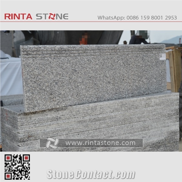 Rosa Beta Granite Stair Riser G623 Step Zhangpu G623 Stair Treads White Stone Setps Grey Granite Riser Staircase G623 Grey Granite Tile Thin Tile