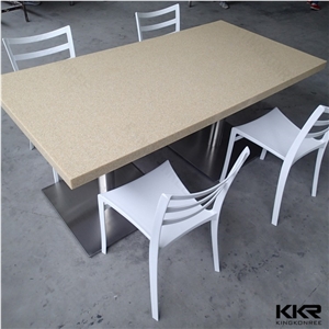 Luxury Italian Artificial Stone Dining Table and Chair