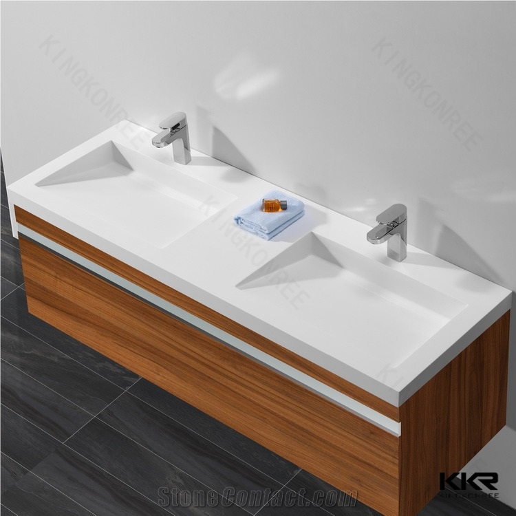 Modern Hotel Furniture Bathroom Vanity Set Artificial ...