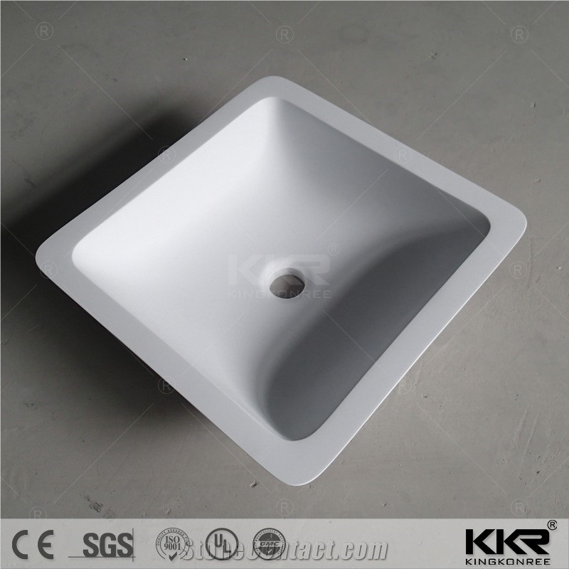 Solid Surface Freestanding Wash Basin Models Price Small Corner