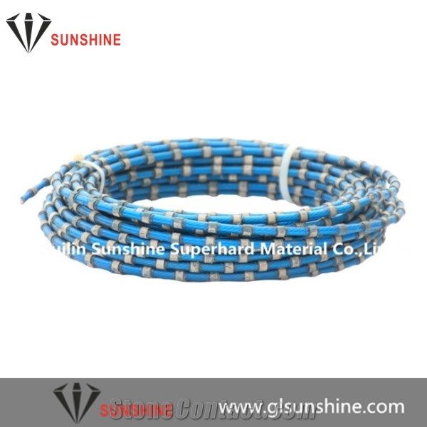 7.3mm 8.3mm 8.8mm 11.0mmplastic Coated Diamond Wire for Granite Block Squaring Mono Cut in Quarries