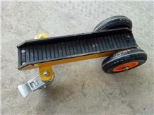 4 Wheel Slab Dolly, Tools for Moving Stone, Construction, Equipment, Machinery, Granite, Glass, Work Site