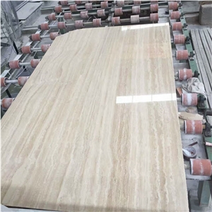Beige Travertine Slab, Variegation Travertine Tiles Flooring, Floor Pattern Exporter,Travertine Slabs,Classic Vein Cut Travertine