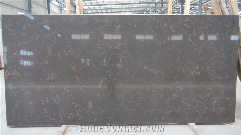 Engineered/Artificial Quartz Stone Storm Wind Marble Look Solid Surface Polished Slab for Flooring Tile Wall Panel Countertop Kitchen Vanity