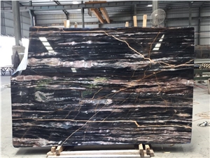 Fantasy Black Marble Stone Slabs and Tiles
