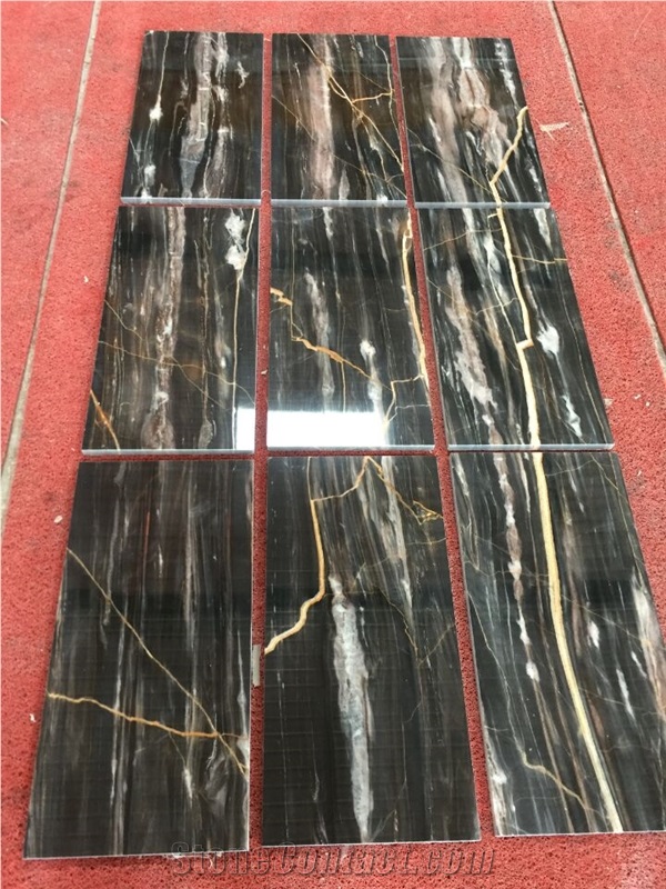 Fantasy Black Marble Stone Slabs and Tiles