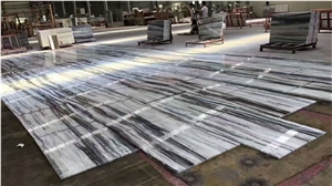 Snow Grey Wooden Marble Slabs and Tiles, Snow Wooden Marble Slabs, England Grey Marble Tiles, Polished Wooden Marble