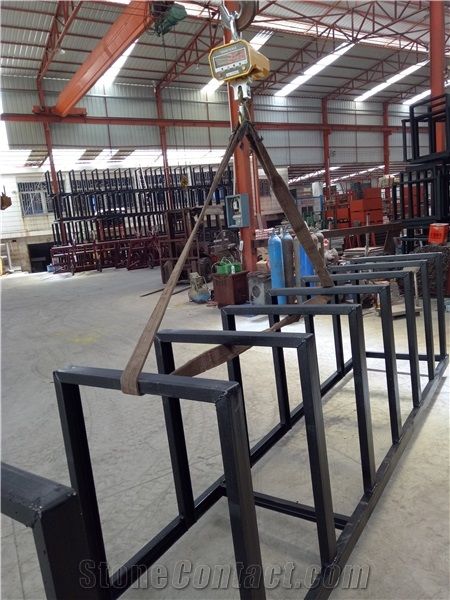 Stone Slab Rack, Stone Steel Storage,Granite Steel a Frame Racks, Heavy Duty Stone Stand