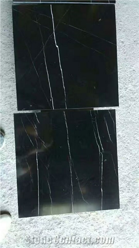Thin Black Marble Tile Black Marquina Nero Marquina Thin Marble Stone Tile